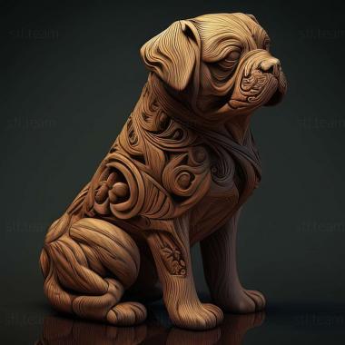 3D модель Пхунсанская собака (STL)